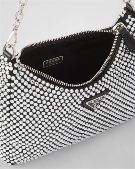 prada crystal borsa|prada crystal satin handbag.